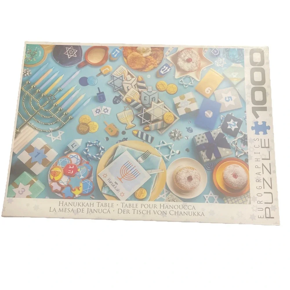 New Unopened 1000 Piece‎ Eurographics Hanukkah Jigsaw Puzzle , Beautiful, Family